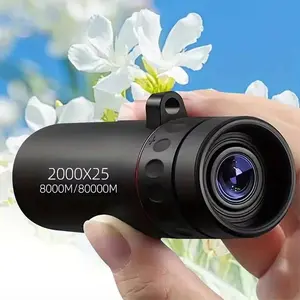 Mini monocular telescope 2000X25 HD high power for mobile phones, suitable for concerts, compact and portable, outdoor photography and sightseeing, a small gift for Christmas and New Year
