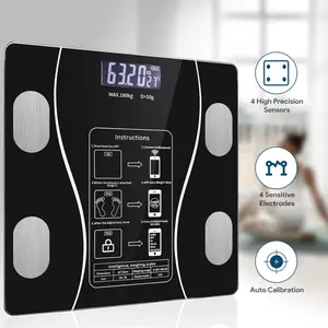 Intelligent weighing scale, human body electronic scale, electronic scale with digital display, suitable for home, dormitory and office