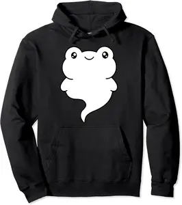 Halloween Frog Ghost Costume | cute kawaii anime girls toad Pullover Hoodie - Devonwrig Shop 31B0CGGWRLNW
