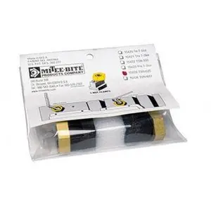 Mitee-Bite 13/16" Brass Hex, 9/16" T-Slot, 3/8-16 Stud Thread, Symmetrical Hex Clamp 1/4" Hex Height, 2,000 Lb Holding Force, 3/4" Long Thread, 20.8 Ft/Lb Torque, 2 Clamps 10423