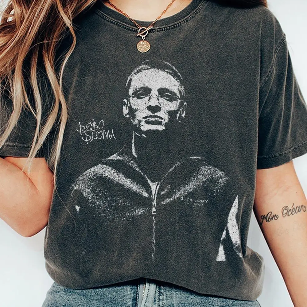 Comfort Colors Pesso Pluma Vintage T-Shirt, Dinastia Graphic Tee, Mexican Singer Fan Gift, Unisex Cotton Top, Trendy Shirt For Women Men