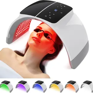 Professional 7 Color LED Mask Multifunctional Skincare Instrument, Facial Light Therapy Beauty Device, Suitable for Girlfriend & Mother, Multifunctional Beauty Machine