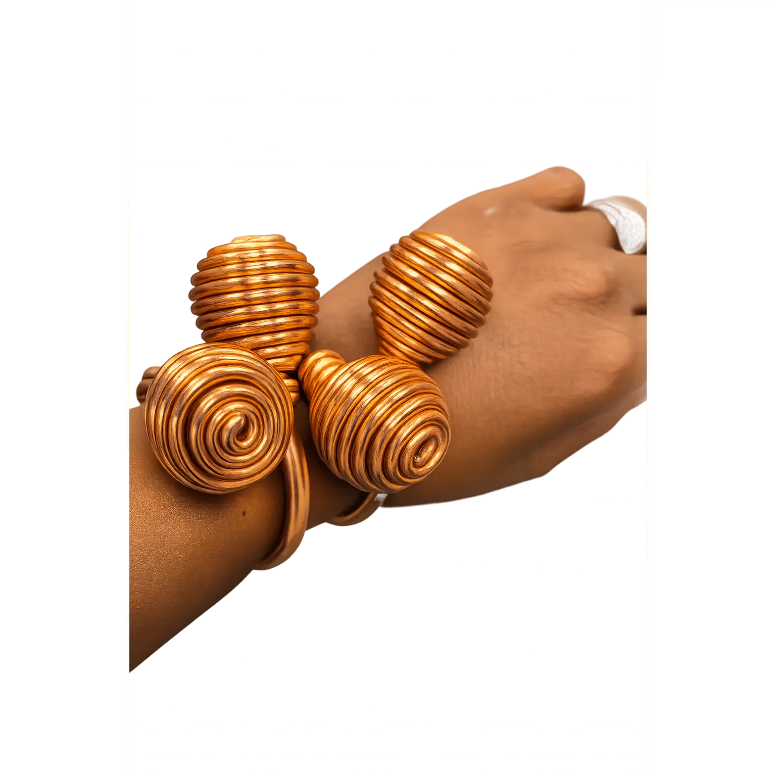 Spiral Bracelet (copper colored) aluminum Spiral Bracelet (copper colored) aluminum