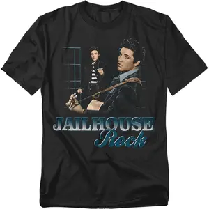 Elvis Presley T-Shirt Jailhouse Rock Unisex Graphic Tee For Men & Women