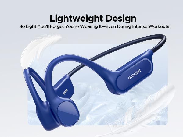 BoneBeat Swim Lite IP68 waterproof bone conduction headphones, Bluetooth + MP3 dual modes, open-ear design, up to 10 hours of playtime, Ideal for long swims, fitness, and outdoor adventures