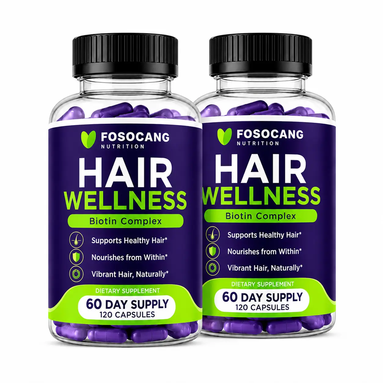 24-in-1 Advanced Hair Growth Vitamins | Biotin 10,000mcg, Collagen, Saw Palmetto | Naturally Regrow Stronger & Healthier Hair, Skin and Nails | Stops Hair Loss | 60 Day Supply