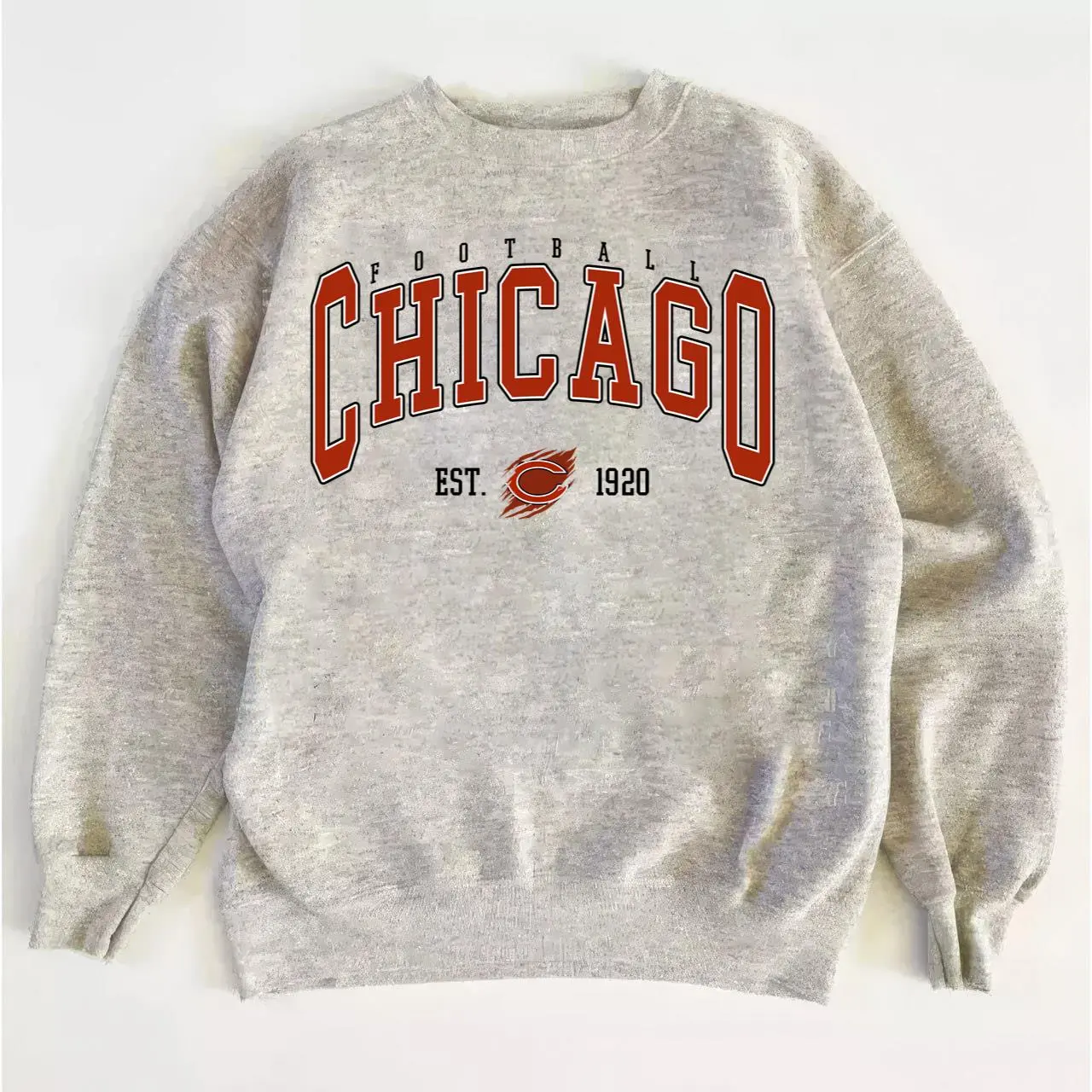 Bears Vintage Football Sweatshirt, Game Day Fan Crewneck Gift Shirt