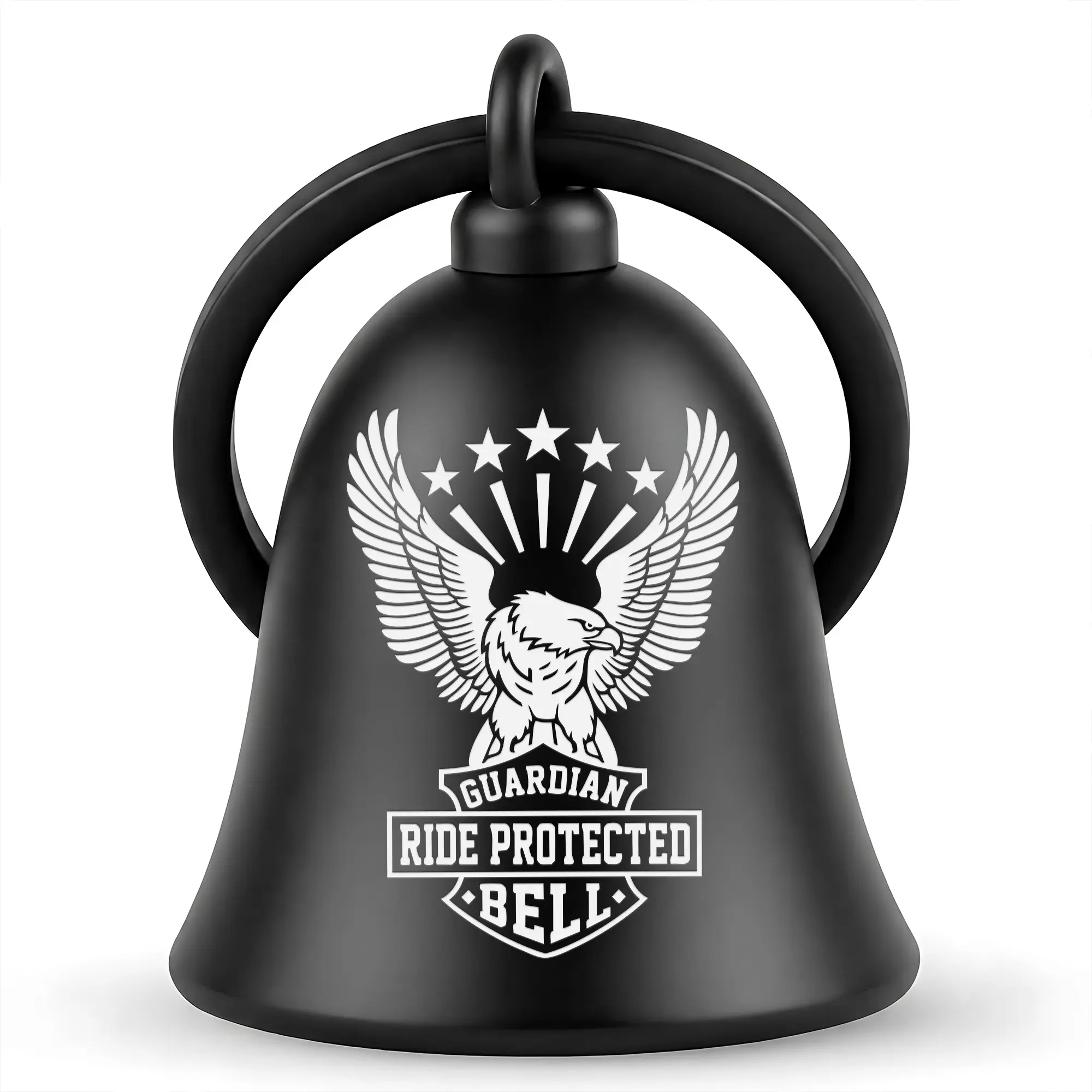 Guardian Bell | Ride Protected Motorcycle Bell | Eagle Biker Gift for Riders