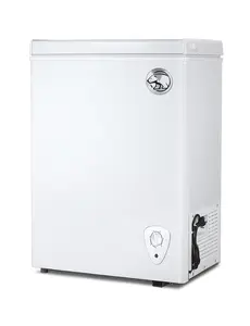 Commercial Cool 1.8 Cu. Ft. Compact Chest Freezer, Textured Finish, Deep Freezer for Frozen Food Storage, Removable Storage Basket, Mechanical Temperature Control, R600a Refrigerant, CCFW18, White