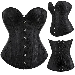 Sexy Corsets for Women: Gothic and Vintage Floral Overbust Satin Waist Cinchers. Bring out the woman in you.