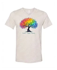 Rainbow Tranquility Tree Tee