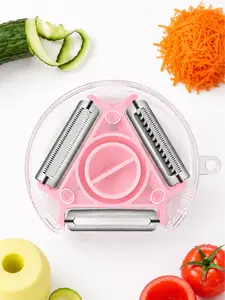 Kitchen peeler effortlessly handle fruits vegetables compact portable easy to clean Sharp edge easy to peel thin suitable cucumber apple potato carrot