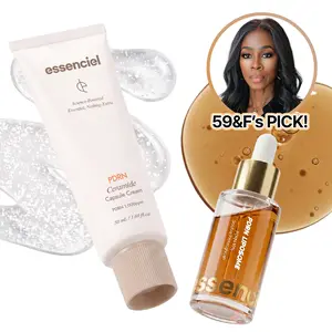 Essenciel PDRN Salmon DNA Skincare Set – Liposome Serum + Ceramide Capsule Cream | Barrier Repairing, Hydrating, Plumping & Skin Renewal | Cares for Look of Fine Lines, Dull & Dry Skin | For Youthful Glass-Looking Skin (30ml + 50ml)