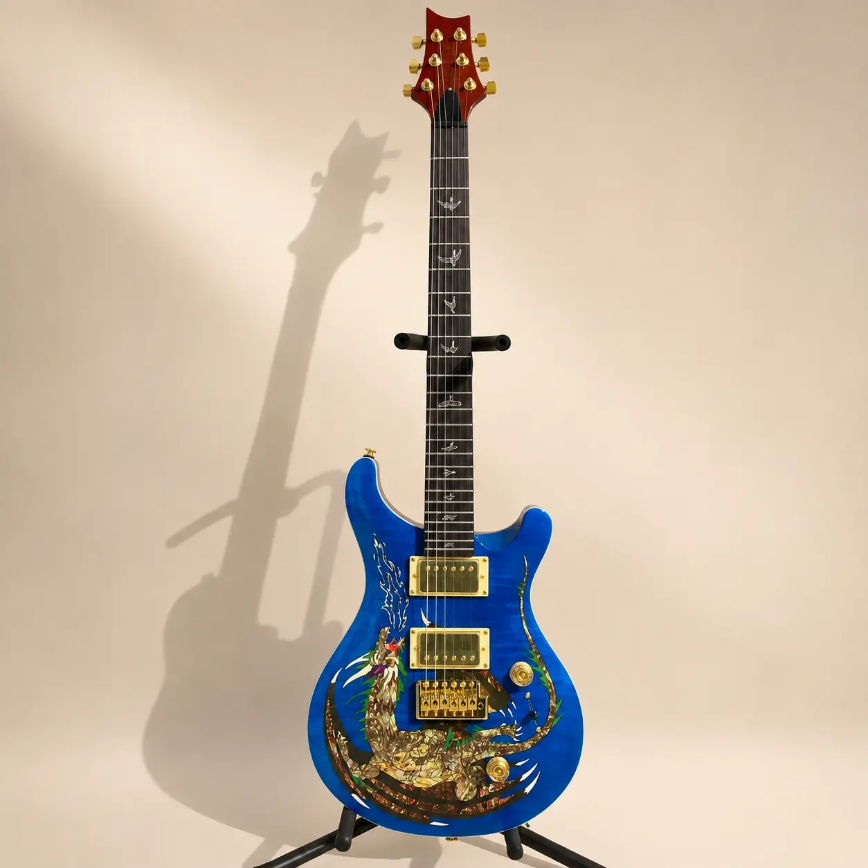 PRS Electric Guitar with HH Pickups, Gold Hardware, Rosewood Fingerboard, Mahogany Body, 6 Strings