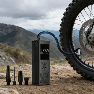 Portable Car Tire Inflator Pump, Cordless, Wireless Tire Inflator, Vehicle Tire Air Compressor, 6000mah 12V 150psi, LED Lighting, Suitable for Balls, Motorcycles, Bikes, Cars