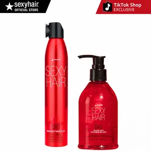 SexyHair Big Blow Dry Volumizing Gel & Big SexyHair Root Pump Plus Spray Mousse