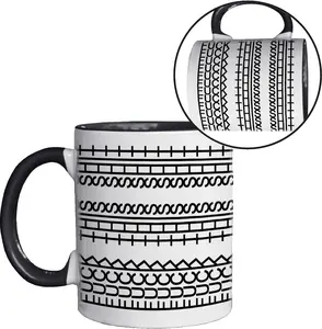 Funny Birthday Gift Hidden Message Ceramic Coffee Mug 11oz, White Elephant Gifts for Adults, Gag Gifts for Coworkers, Christmas Gift for Women Men Coffee Lovers (Black)