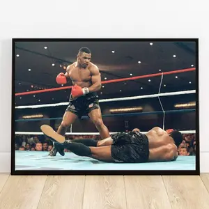 Mike Tyson Boxing Legend Retro Poster
