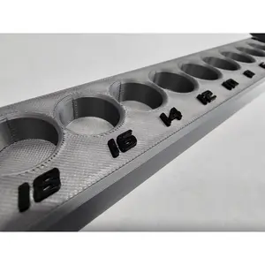 Socket Organizer Tray For Icon 3/8&Quot; Drive Triple Square Impact Bit Sockets | Fits Icon #59803 From Harbor Freight Tools