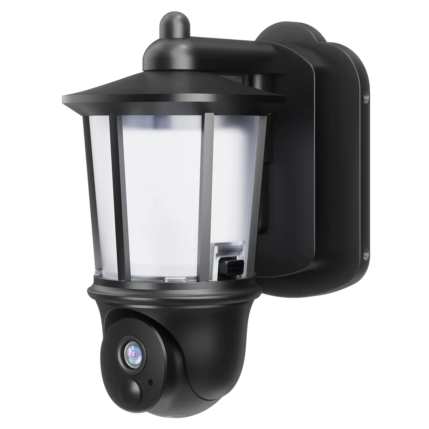 Outdoor Smart Designer Camera & Light - Wireless Rechargeable HD 1080P Video 340° Detection Angle Energy Efficient LED Light Adjustable Timer Two Way Voice Intercom, Monitor, Home Improvement