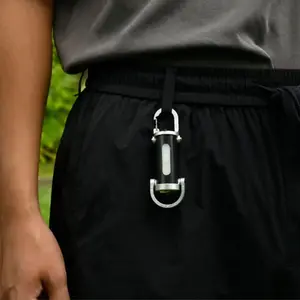 Keychain multifunctional light, outdoor portable mini flashlight, emergency lighting, portable light, bag hanger