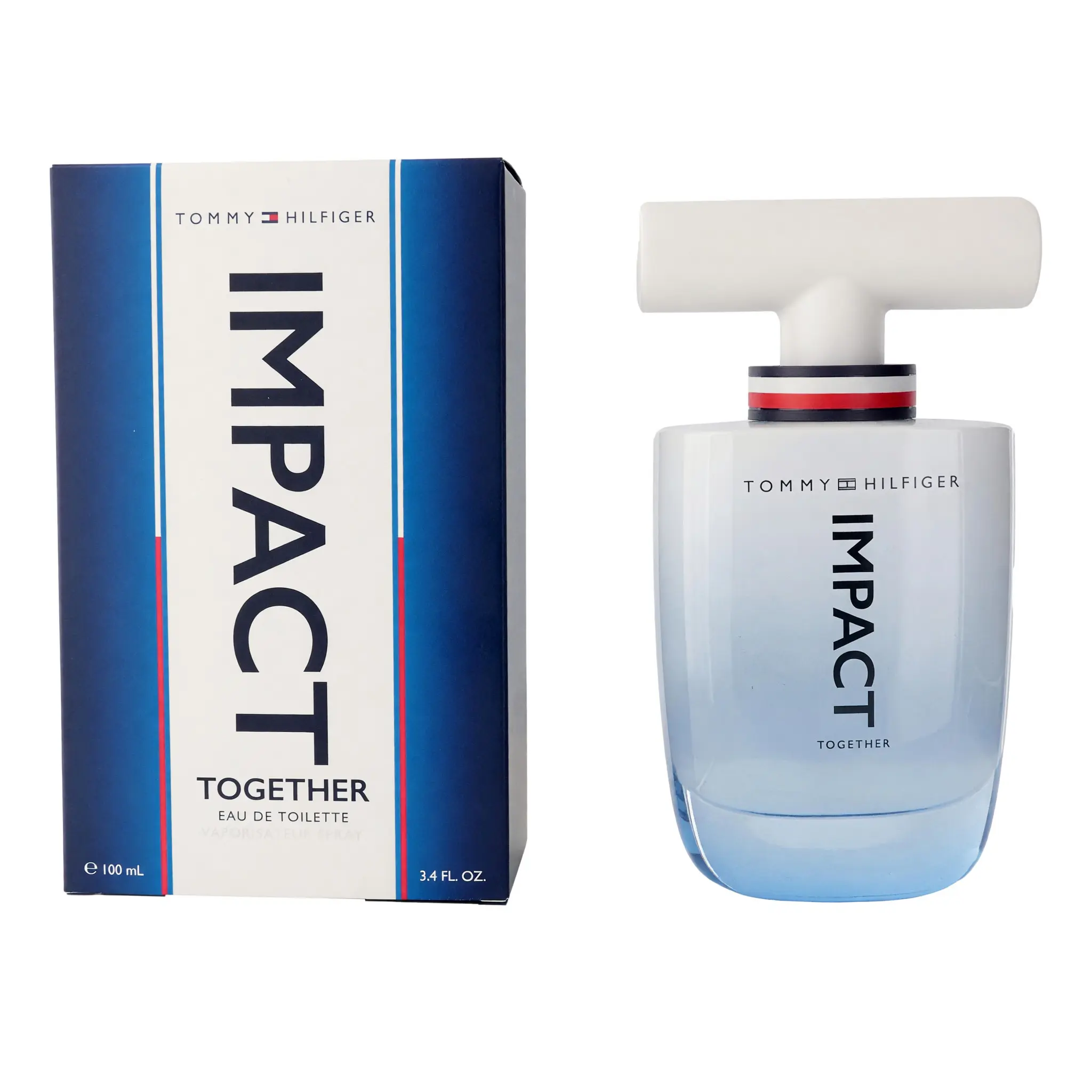 Tommy Hilfiger Impact Together Men's 3.4 oz EDT Spray, Featuring Cedarwood, Citrus, Grapefruit, Herbal Notes