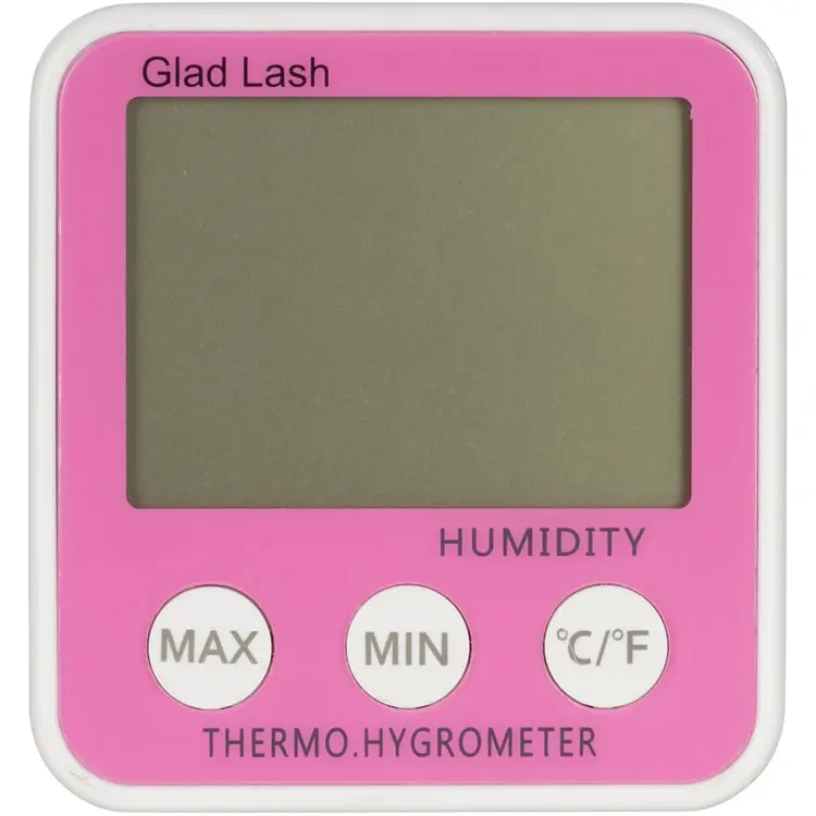 GladGirl® Eyelash Extension Hygrometer & Thermometer GladGirl® Eyelash Extension Hygrometer & Thermometer