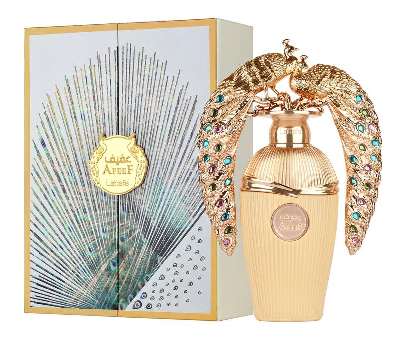 Lattafa Afeef for Unisex Eau de Parfum Spray, 3.4 Ounce / 100 Ml