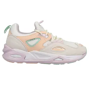 PUMA Womens Trc Blaze Candy Lace Up Sneakers Shoes Casual - Beige, Purple