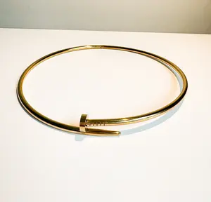 Gold Nail Choker