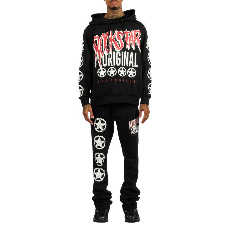 Wizzurd Black Stacked Track Set