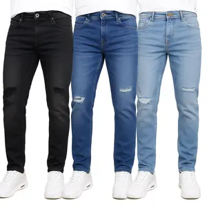 Men's Multi Pack Stretch Ripped Jeans Men's Multi Pack Stretch Ripped Jeans