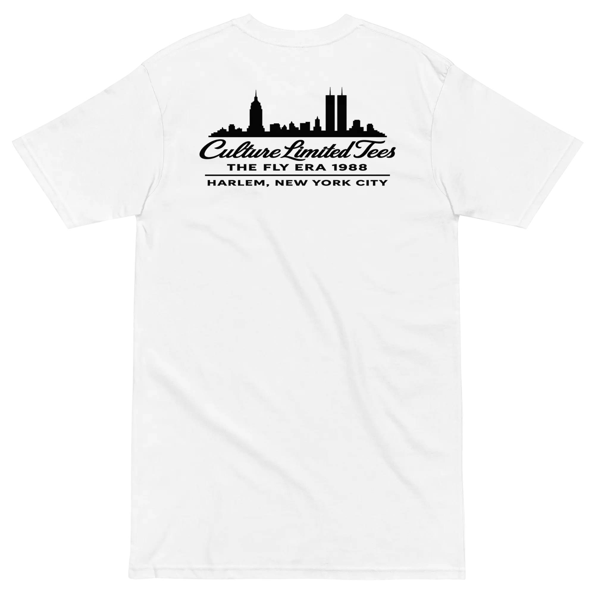 Twin Flames 88 NYC Skyline Heritage Tee (White/Black)