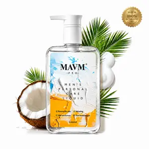 MAVM Coconut Coast Men’s Intimate Wash | Plant-Based Cleansers, Fresh Coconut Scent, Daily Care, 260 ml