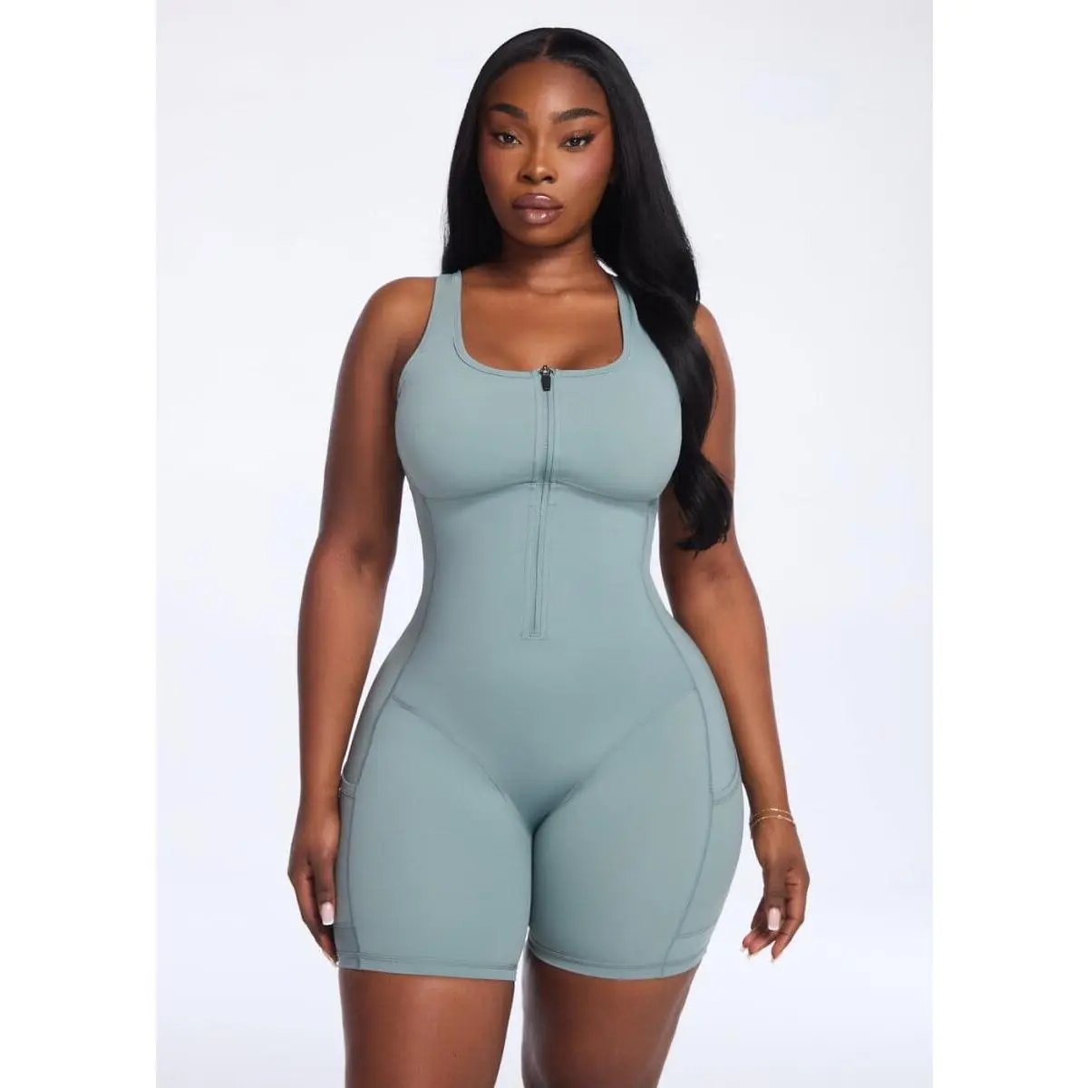 SaunaSculpt Compression Romper - TikTok Shop