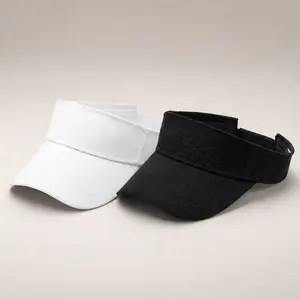 Adjustable Sun Visor Hat for Women Men, Lightweight Open Top Sports Cap, Curved Brim Outdoor Visor for Tennis, Running, Golf, Beach, Cycling