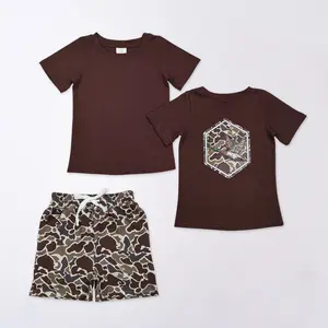 Boys Camo mallards Duck Graphic Tee & Shorts Set