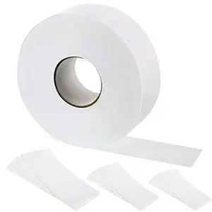 Non-Woven Waxing Strip Roll for Body and Facial Hair Removal, 2.75" x 50 Yards, White
