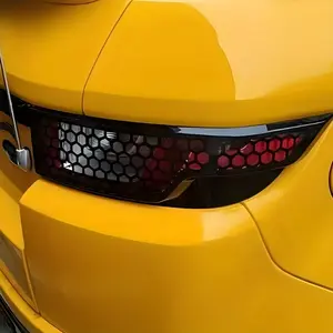 2PCS Honeycomb Texture Car Stickers, Car Decorative Sticker, Waterproof, Easy To Apply, No Traces Suitable for Car Taillights Trucks SUVs Motorcycles Metal Glass Smooth Surface Decoration Stickers DIY Self-adhesive Must-have Rear Side Decal