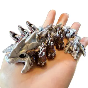 Articulated Baby Dune Striker Dragons | 3D printed plastic articulated dune striker dragon fidget toy for fun and stress relief - Decor Multicolor Gift