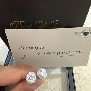 Iced Out Moissanite Halo Studs | 925 Sterling Silver Hip Hop Earrings