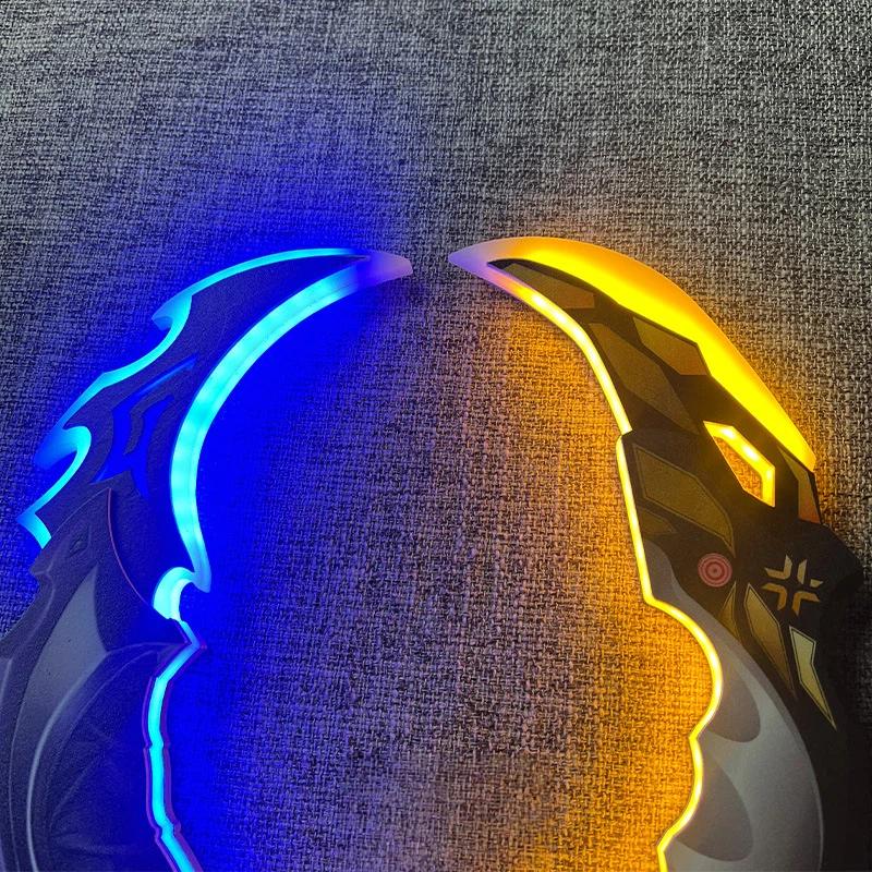 New Gift Role-Playing Prop: Fearless Rechargeable Glowing Weapon Model Contract - Claw Knife/Cool Toy Knife Champion Edition, 2026 Gamer Gift Collectible Prop Toy