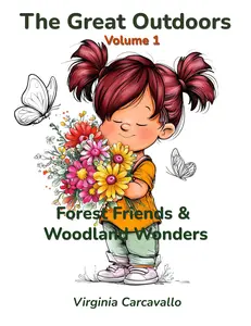 The Great Outdoors: Volume 1 - Forest Friends & Woodland Wonders Coloring Book with 60 Unique Illustrations and Easy-to-Color Lines