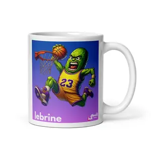 LeBrine White Glossy Mug