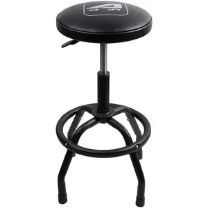 Bar Stool, Swivel Stool, Mechanics Stool for Industrial, Workshop,Auto Repair Shop Seat, Black
