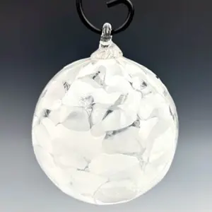 Boise Art Glass Holiday Glass Ornament - Snowflake Mix