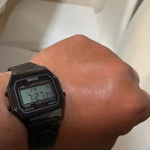 Men's Digital Outdoors Gold Stainless Steel Watch Backlit Multifunction Stopwatch Waterproof Sport watches