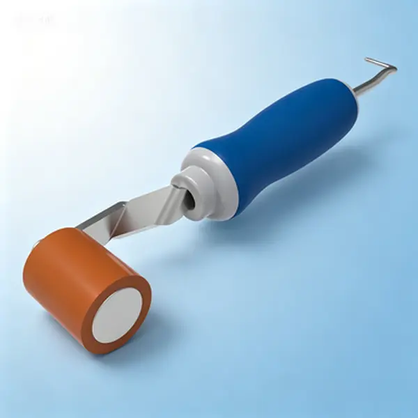 Silicone Seam Roller with Tester Probe MR05032, Professional Seam Roller Tool, Waterproof Sealant Tester, Reusable Seam Checker, Durable Leak Detection Roller for Precise Application