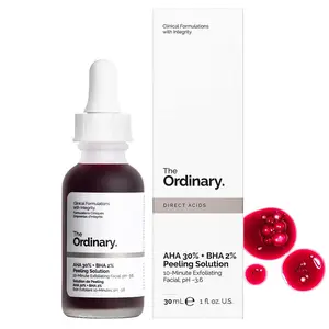 The Ordinary AHA 30% + BHA 2% Peeling Solution (Unboxed) 30ml/1oz