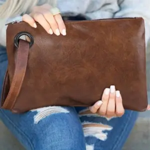 Brown Oversized Clutch / Handbag